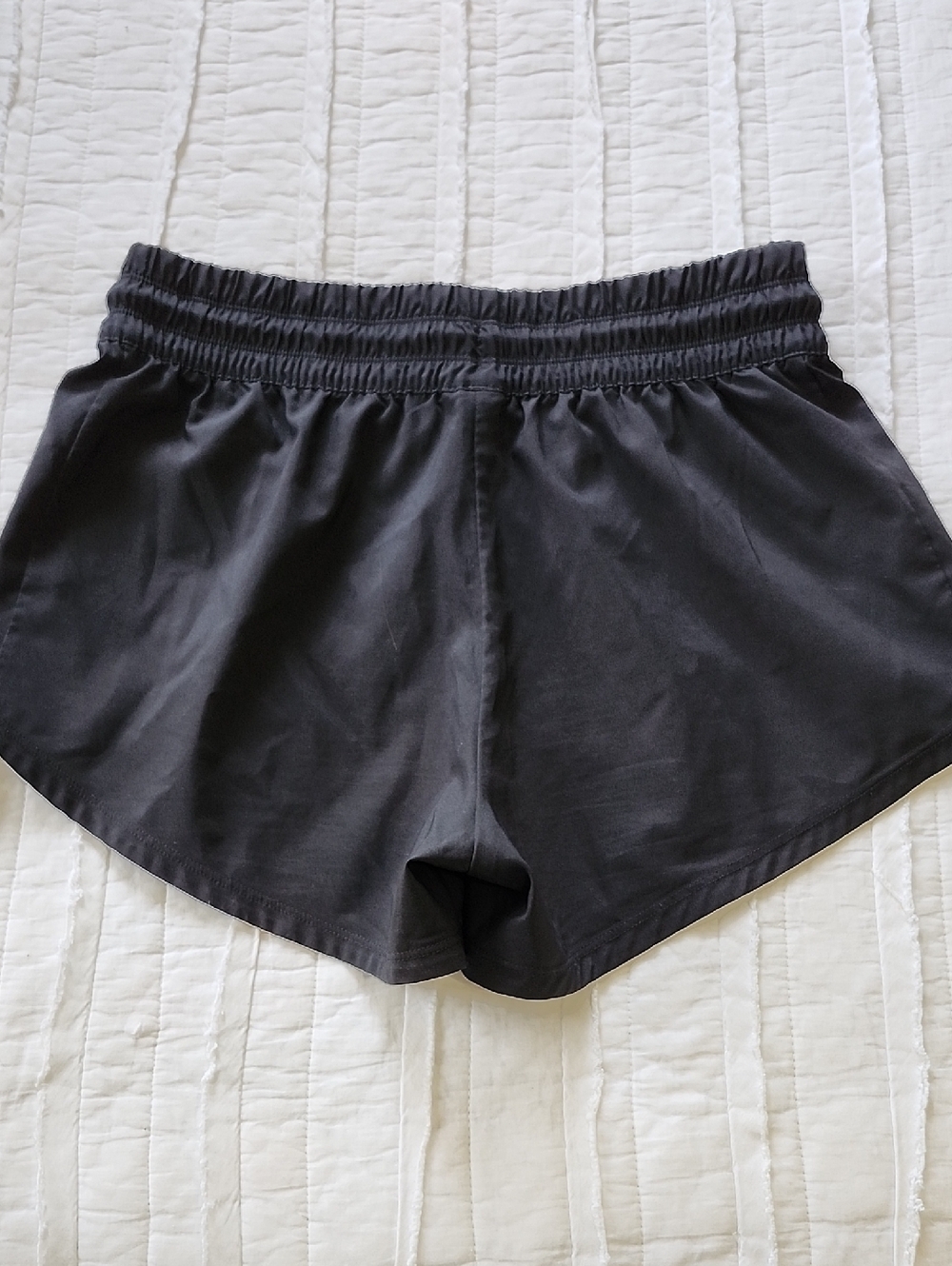 Reebok Women's Charcoal Athletic Shorts - Picture 2 of 4